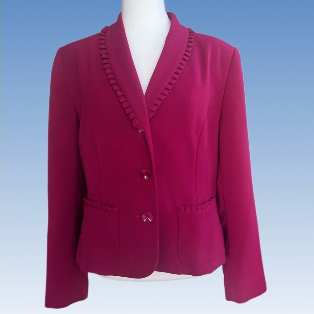 Sag Harbor Women's Magenta Blazer